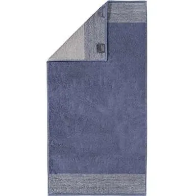Immagine prodotto di Asciugamano Cawö Two-Tone 590, fantasia, colore blu notte, dimensioni 50x100 cm