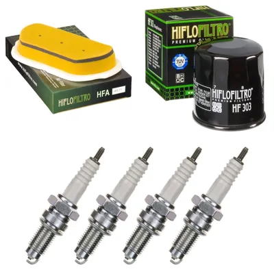 Produktbild von Service-Kit für Yamaha YZF-R6 600 N 1999-2002 Luftfilter Ölfilter Zündkerzen von pamoto - Neu