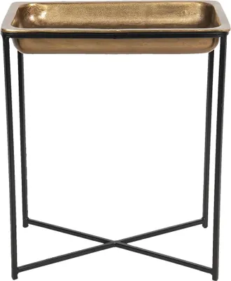 Immagine prodotto di Tavolino Clayre & Eef 53x54x62 cm alluminio color rame