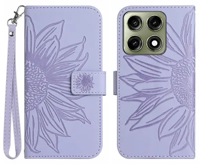 Produktbild von Coverup Sonnenblumen Klapphülle - Motorola Edge 70 Pro Hülle - Lavendel