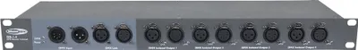 Produktbild von Showtec DB-1-4 DMX Booster mit 4 Kanälen und 3- & 5-poligen XLR-Anschlüssen