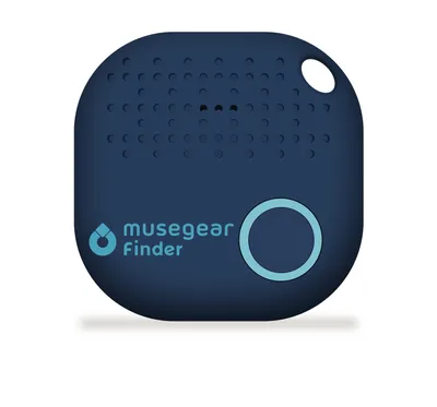 Obrázok produktu pre musegear® Key Finder s aplikáciou Bluetooth z Nemecka I Maximálna ochrana dát | tmavomodrá 1 balenie I GPS sledovanie / párovanie I Nájsť kľúč
