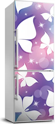 Imagen del producto de Decoración para nevera Tulup - 70x190 cm - Adhesivo para nevera - Mariposas