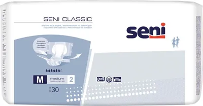 Produktbild von 4x Seni Classic Inkontinenzhose, Größe M-L - 30 Stück - M - 5900516127732 | Packung (30 Stück)