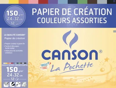Image de CANSON clay paper in folder 240 x 320 mm 150 gsm