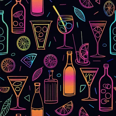 Produktbild von OUTDOOR DEKOSTOFFE OXFORD - Motiv Cocktail | DX8555