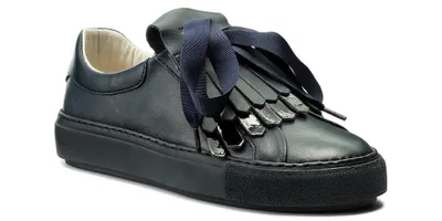 Produktbild von Marc O'Polo Damen marineblaue Lederhalbschuhe 36