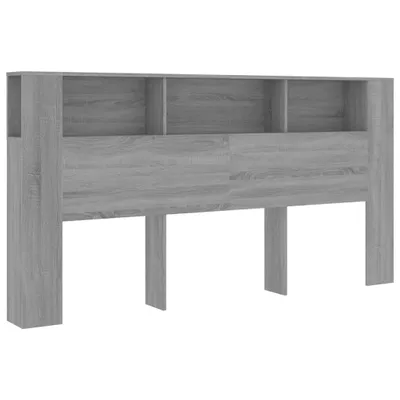 Zdjęcie produktu dla VidaXL 817280, Szary, Dąb, Drewno, 2000 mm, 104,5 cm, 185 mm