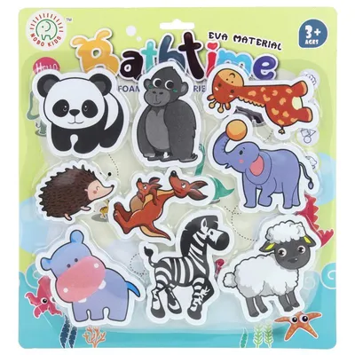 Zdjęcie produktu dla Puzzle piankowe Zwierzęta Wodoodporna wanna