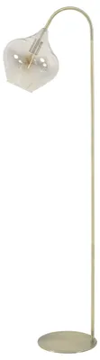 Obrázek produktu pro Stojací lampa - zlatá - RAKEL - sklo - designová lampa - E27 - 1851565 - Light & Living