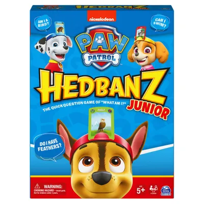 Produktbild von Games HedBanz Junior Paw Patrol, Bilderrate-Brettspiel, für Familien und Kinder, Brettspiel, Party, 4 Jahr(e)
