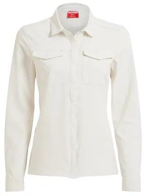 Produktbild von Craghoppers NosiLife Pro Langarmshirt III für Damen, Größe:44, Farbe:Sea Salt