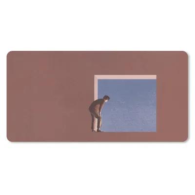 Produktbild von MuchoWow® Schreibtischunterlage Mensch - Jahrgang - Design 80x40 cm - XXL Mauspad - Gaming Mauspad