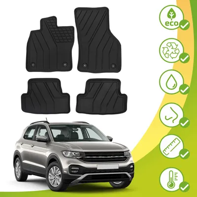 Immagine prodotto di Tappetini Ecologici Con Materiali Riciclati Per VW T-Roc 2017-2025