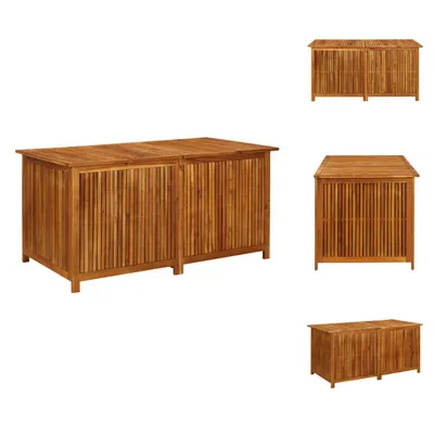 Immagine prodotto di vidaXL Cassetta da giardino 150x80x75 cm in legno massiccio di acacia - Cassette da giardino