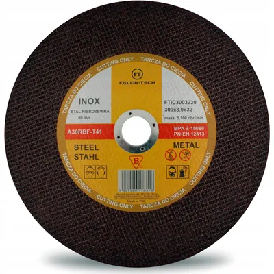 Produktbild von Falon-Tech Trennscheibe für Edelstahl INOX Metall 300 x 32 x 3 mm