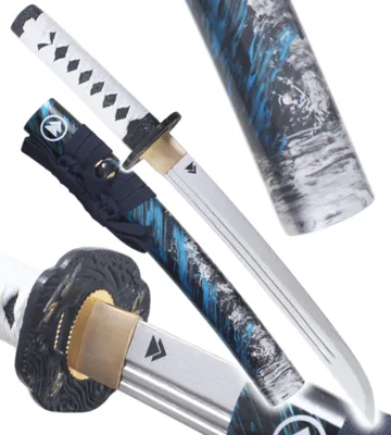 Produktbild von Ghost of Tsushima Tanto aus Holz Katana Jin Sakai Säbel Schwert Replik Holz Messer