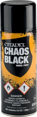 Produktbild von Citadel Colour Spray: Chaos Black (400ml)
