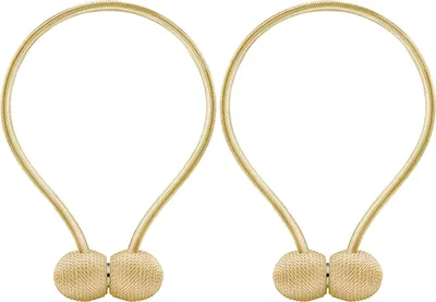 Obrázek produktu pro Verk 01848 Magnetická spona na závěsy 2 ks zlatá