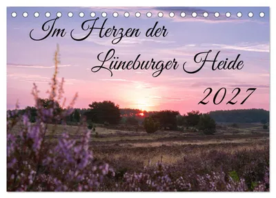 Produktbild von Im Herzen der Lüneburger Heide (Tischkalender 2027 DIN A5 quer), CALVENDO Monatskalender