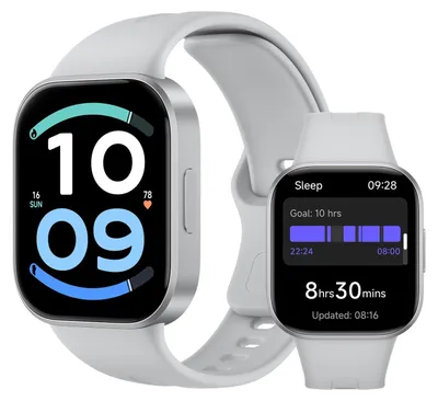 Immagine prodotto di Smartwatch Watch 6 Active con display AMOLED, Bluetooth, chiamate, monitoraggio della frequenza cardiaca, saturazione di ossigeno nel sangue, monitoraggio del sonno, autonomia fino a 18 giorni, colore argento
