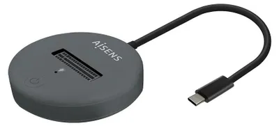 Produktbild von AISENS ASUC-M2D014-GR, SSD-Gehäuse, M.2, SATA, 10 Gbit/s, USB Anschluss, Grau