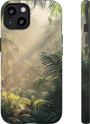 Produktbild von Tropischer Wald mit Palmen – Hülle Kompatibel mit iPhone 13