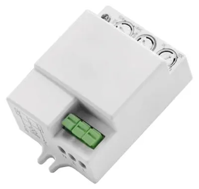 Obrázok produktu pre Strühm 03698 Mikrovlnný detektor pohybu 'SMALL WHITE' s vypínačom, IP20, trieda energetickej účinnosti A+