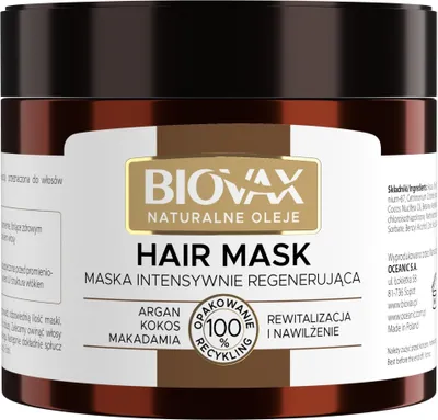 Obrázek produktu pro Regenerační maska s arganem a makadámií 250 ml