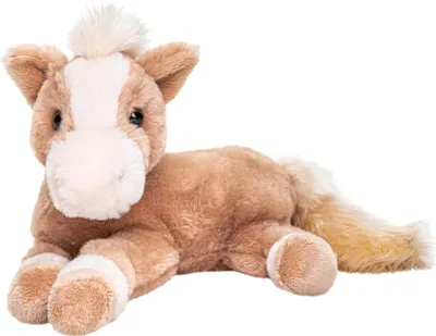 Produktbild von Uni-Toys - Pferd hellbraun, liegend - superweich - 28 cm (Länge) - Plüsch-Pferd - Plüschtier, Kuscheltier