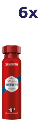 Produktbild von 6x Old Spice Deospray 150 ml Whitewater