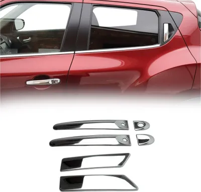 Image de Couverture de poignée de porte pour Nissan Juke 2011-2019 en Acier chromé 6Ppcs