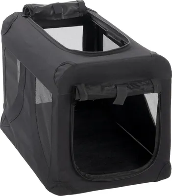 Produktbild von Flamingo Transportkäfig Gepetto schwarz, Größe: XS
