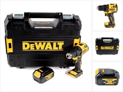 Immagine prodotto di Trapano avvitatore a batteria DeWalt DCD 708 NT 18 V Li-Ion Brushless in confezione TSTAK + 1 batteria da 4,0 Ah - senza caricabatterie