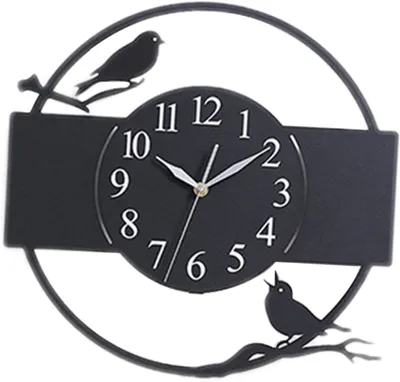 Produktbild von Moderne und kreative dekorative Wanduhr im Retro-Vintage-Stil für Schlafzimmer, Büro, Badezimmer, Wohnzimmer usw.