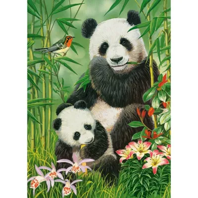 Produktbild von CASTORLAND Panda Brunch Puzzle 300 Teile