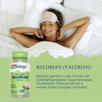 Image de Valériane 470 mg Solaray gélules 100 pcs