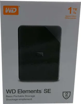 Produktbild von Western Digital WDBEPK0010BBK-WESN Externe Festplatte 1000 GB Schwarz