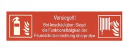 Produktbild von 10x Siegel Feuerlöscher - Wandhydrant Kontrollsiegel