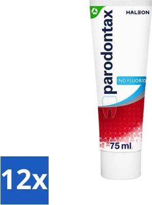 Produktbild von 12er Pack Fluoridevrije Tandpasta für Mundgesundheit und Tandflächenschutz