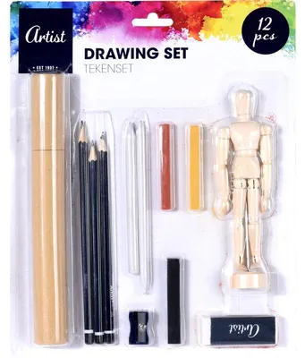 Zdjęcie produktu dla Zestaw do rysowania dla dzieci ARTIST, 12 elementów