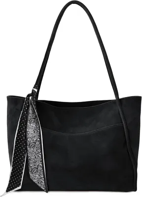 Immagine prodotto di Borsa shopper in ecopelle, 45 x 30 x 15 cm, borsa a tracolla per l'uso quotidiano