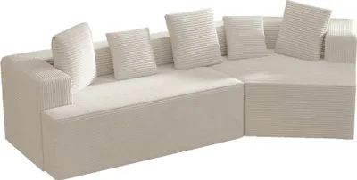 Immagine prodotto di AIORBER Divano combinato modulare a nuvola, 3 posti, lampada felpata, flessibile, morbida, senza montaggio, divano comfort minimalista per soggiorno, bianco