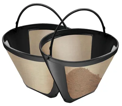 Wiederverwendbare Kaffeefilter, 2 Stück, Ø 120 mm, Edelstahl