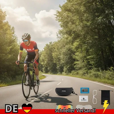 Produktbild von ROCKBROS Polarisierte Radfahren Gläser Männer Sport Sonnenbrille Rennrad MTB