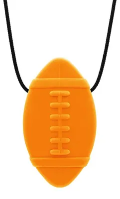Produktbild von ARK Therapeutic Kaukkette Fußball Orange XXT - sensorisches Spielzeug Kauwketting in voetbalvorm, geschikt voor fanatieke kauwers met een sterke kauwbehoefte.