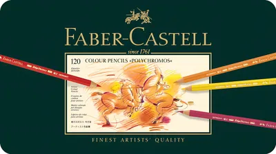 Produktbild von Faber Castell Farbstift Polychromos 3,8mm 120er Metalletui