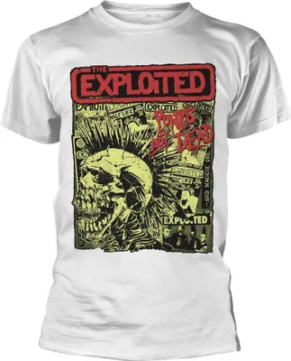 Produktbild von The Exploited - "Punks Not Dead" T-Shirt für Herren/Damen Uni PH2897 (M) (Weiß)