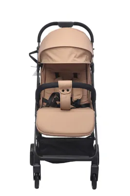 Produktbild von Cabino Buggy Compact PLUS, leicht & kompakt, klappbar fürs Handgepäck, bis 22 kg, verstellbare Rückenlehne, inkl. Tasche - Beige