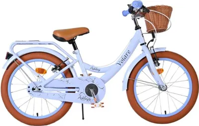 Image de Vélo enfant Volare Ashley - Fille - 18 pouces - Bleu pastel - Deux freins à main
